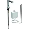 Image de Geberit   Robinet électronique Geberit Brenta pour vasques, support de comptoir, service de réseau, avec sacoche fonctionnelle Vista : chromé brillant avec mélangeur (116.172.21.1)