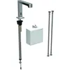 Image de Geberit   Robinet électronique Geberit Brenta pour vasques, support de comptoir, service à batterie, avec sacoche fonctionnelle Vista : chromé brillant avec mélangeur (116.174.21.1)