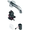 Image de Geberit   Robinet électronique Geberit Piave pour vasques, montage mural, service de réseau, pour caisse fonctionnelle encastrée : chromé brillant L22 cm sans mélangeur (116.281.21.1)