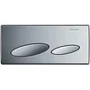 Image de Plaque d'actionnement Geberit Kappa20 Plaque pour double affleurement par le haut/avant pour UP200, 115.228.21.1, Couleur: Chromé brillant