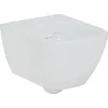 Image de Geberit Smyle Square, WC suspendu, chasse deau basse, saillie réduite, forme fermée, rimfree 500379, 500.379.01.1, Couleur: blanc