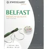 Image de Zweigart Belfast Precut 3609 Tissu de comptage prédécoupé 32 carats Couleur 7459 Gris et blanc pailleté 100 % lin pour broderie 48 x 68 cm