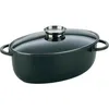 Image de Cocotte à braiser - KELA - Ovale - Fonte daluminium - Revêtement Greblon - Tous feux
