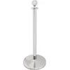 Image de KARE Design VIP Stand Vegas, Argent, 100 cm, Acier Inoxydable, Ligne de contrôle des foules, barrière de sécurité pour Les Files d'attente Plus importantes