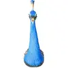 Image de Kare Design Décoration Murale Peacock, Bleu, Animal Paon, Sculpture, Art, Moderne, Deco Intérieur, Decoration Chambre, Salon, Maison, Cadeau, 68 x 16 x 22 cm