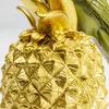 Image de KARE Figurine décorative Ananas Parrot, polyrésine, doré, vert