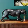 Image de KARE Animal Bagheera lampe de table panthère noire