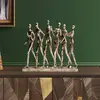 Image de KARE Figurine décorative Main dans la main, doré, hauteur 27 cm