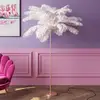 Image de KARE Feather Palm lampe sur pied plumes, blanche