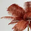 Image de KARE Feather Palm lampe sur pied plumes, rouille