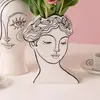 Image de KARE Vase Favola Lady, hauteur 25 cm, céramique, noir/blanc