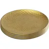 Image de Kare Design Assiettes Diva dorées 20cm Set de 4