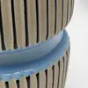 Image de KARE Vase Calabria, bleu/beige, porcelaine, fait main