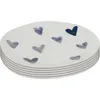 Image de Assiettes Cuori 22cm set de 6 Kare Design