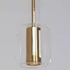 Image de KARE Suspension Candy Bar, doré, acier, verre, à 1 lampe