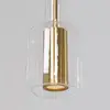 Image de KARE Suspension Candy Bar, doré, acier, verre, à 5 lampes