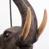 Image de KARE Lampadaire Animal Elephant, marron, lin naturel, 154 cm