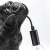 Image de KARE Lampe à poser Toto, noir, résine synthétique, figurine de chien
