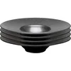 Image de Assiettes creuses Cosmos 27cm noires set de 4 Kare Design