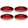 Image de Kare Design Assiettes Creuses Colorino rouges 21cm set de 4