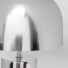 Image de Lampe à poser KARE Loungy, chrome, acier, hauteur 38 cm