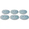 Image de Assiettes Mina 14cm bleues set de 6 Kare Design