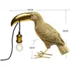 Image de lampe à poser KARE Toucan, couleur or, hauteur 42 cm, E27
