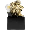 Image de Lampe homme recroquevillé doré Kare Design