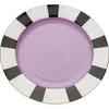 Image de Plat Harlequin violet 31cm Kare Design