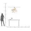 Image de Suspension KARE Feather Palm, blanche, plumes, Ø 87 cm, G9