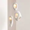 Image de Suspension KARE Soul Dining, blanche, plâtre, 53 cm, G9