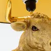 Image de lampe à poser KARE Boxer Bull, noir/doré, 53 cm, E27