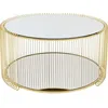 Image de Kare Design Table Basse Wire Double 80cm Laiton