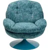 Image de Kare Design Fauteuil pivotant Cosy Bleu