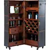Image de Kare Design Bar-Coffre Globetrotter Croco 153cm