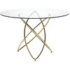 Image de Kare Design Table Molekular 120cm dorée