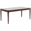 Image de Kare Design Table Brooklyn, Walnut-Marron, Bois Massif, Table a Manger pour 4-6 Personnes, Moderne, Meuble de Salon, Cuisine, Maison, 160x80cm