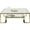 Image de Kare Design Gold Rush Table Basse 120 x 120 cm