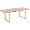 Image de Kare Table Harmony en Laiton 160 x 80 cm