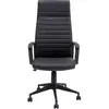 Image de Kare Design Labora Chaise de Bureau pivotante Design Moderne avec accoudoirs et Ressort à gaz - Réglable en Hauteur - avec Dossier Haut - Chaise de Jeu - Noir (H x l x P) - 128 x 58 x 56 cm