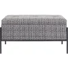 Image de Banc-coffre Iceland blanc et noir 80x40cm Kare Design