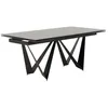 Image de Kare design - Table à rallonge céramique Noire 180-260 cm Sandra