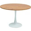 Image de Kare Design Table Schickeria 110cm chêne et Blanche