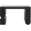 Image de Kare Curve Console, frêne Bois d'ingénierie, Noir, 76x120x38 (H/B/T)