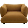 Image de Kare Design Fauteuil Gigi Marron - Moderne - Fauteuil - Armchair - Revêtement teddy, Hauteur d'assise réglable - Teddy - Brown - Uni