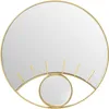 Image de Kare Design Miroir Rond Doré 30 cm x 30 cm x 30 cm - Montage Mural - Glam