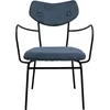 Image de Kare Design Chaise avec accoudoirs Viola Bleue