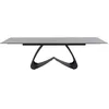 Image de Kare Design Table à rallonges Bellagio 180x95cm Noire