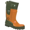 Image de Bottes de sécurité forestières Ulme taille 47 olive/orange caoutchouc naturel SB
