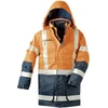 Image de Parka de signalisation taille L orange/marine 100 % PES ELYSEE